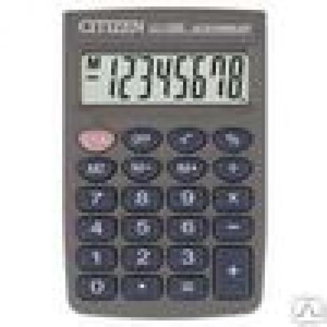 Калькулятор CITIZEN карманный 8раз 58x11x88 мм