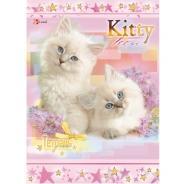 48 листов (выборочное лакирование с блестками):  Kitty & Doggy (Котята и щенки)