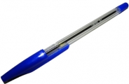 Ручка шар.iOffice 0,7мм корпус прозрачный син